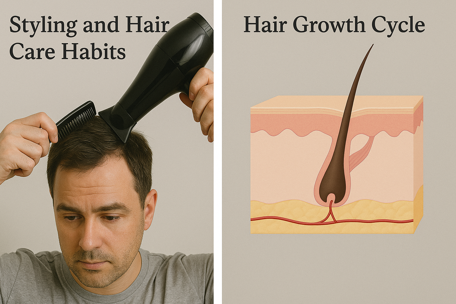 Normal Hair Loss in Men vs. Women – What's the Difference? 2 Hair regrowth begins