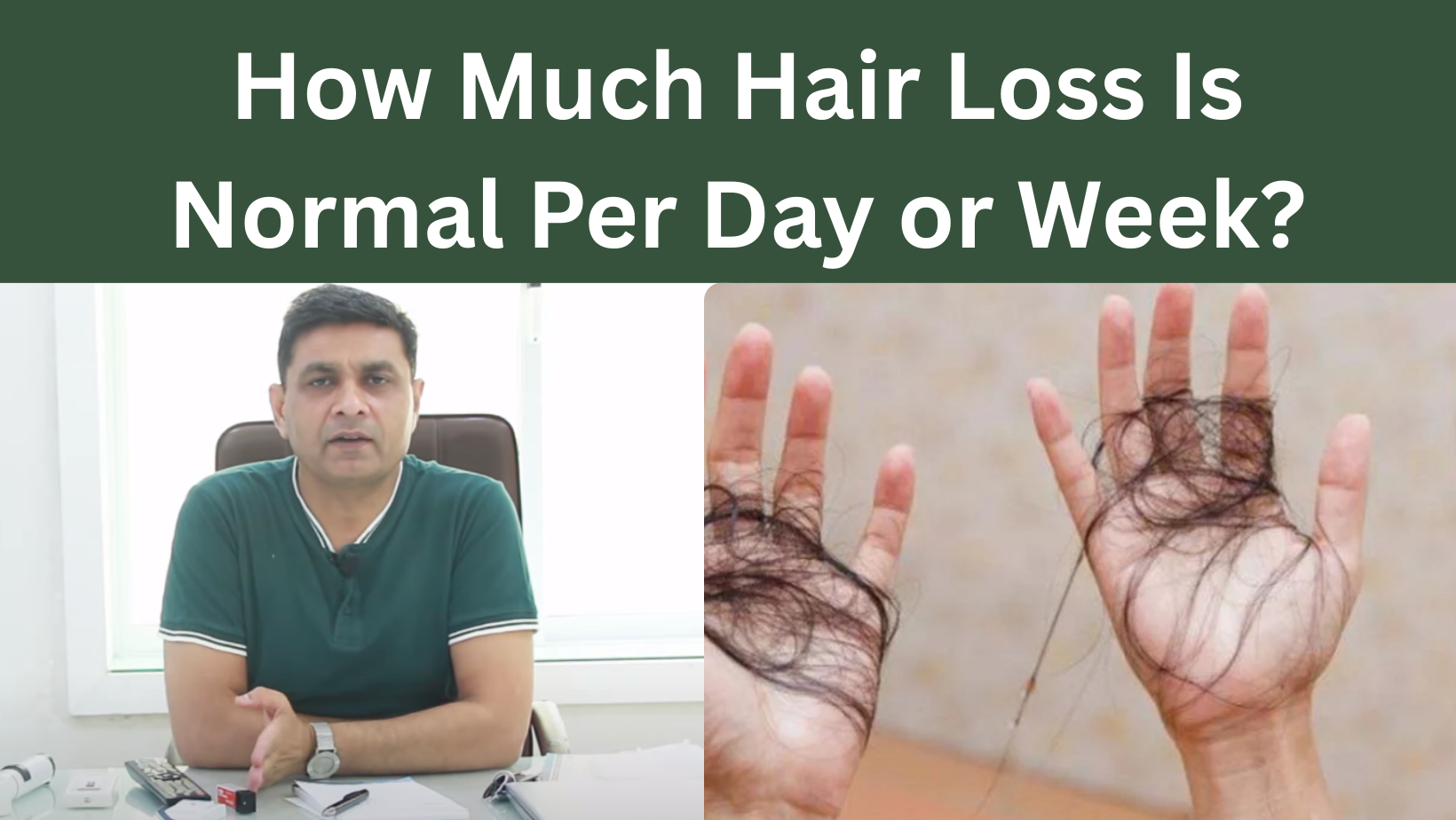 How Much Hair Loss Is Normal Per Day or Week