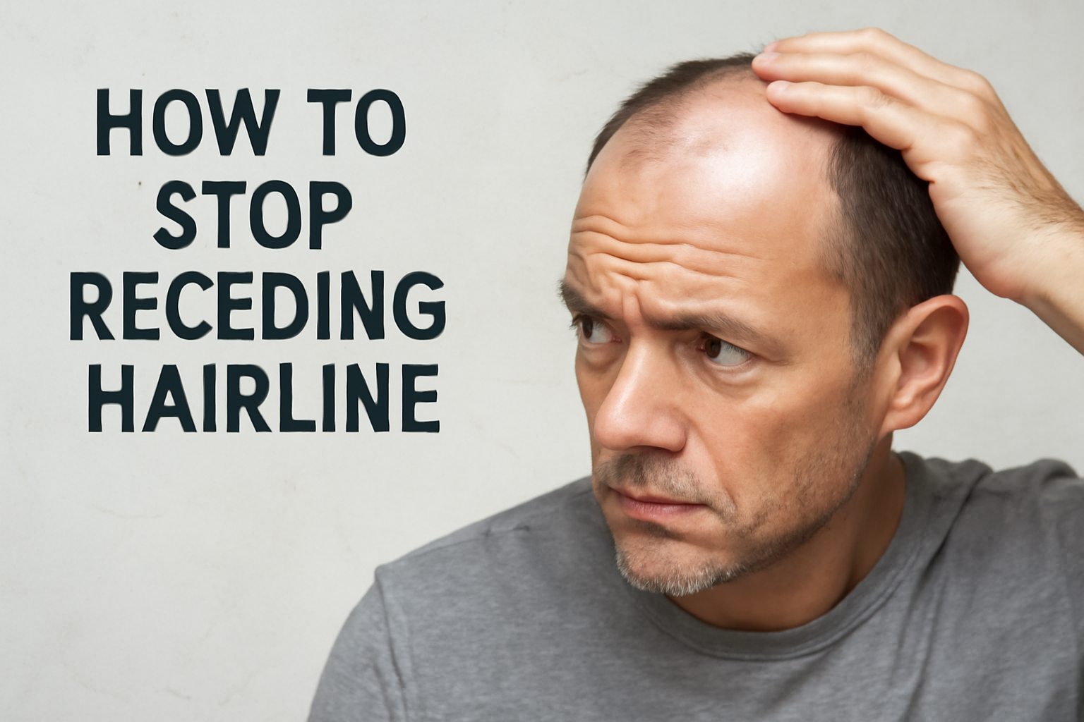 How to Stop Receding Hairline