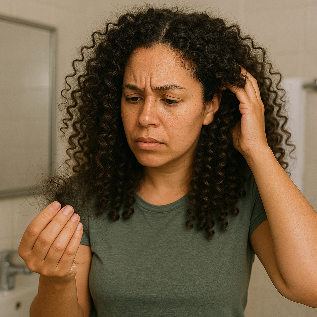 Is Your Hair Loss Normal? From Children to Seniors 3 how much hair loss for curly