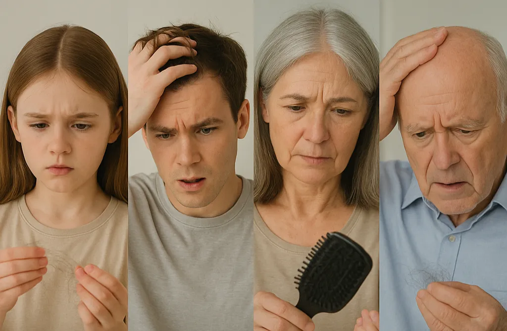 Is Your Hair Loss Normal From Children to Seniors