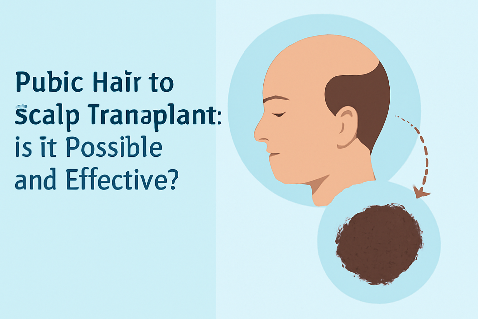 Pubic Hair to Scalp Transplant Is It Possible and Effective