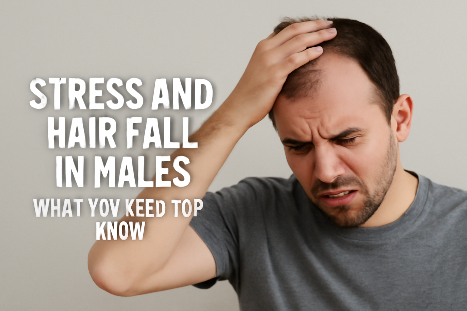 Stress and Hair Fall in Males What You Need to Know