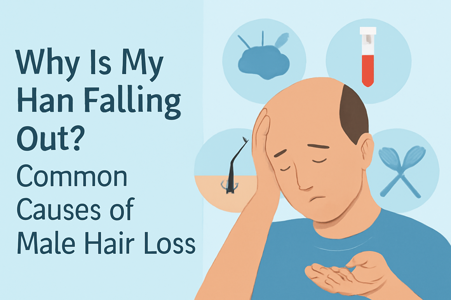 Why Is My Hair Falling Out Common Causes of Male Hair Loss