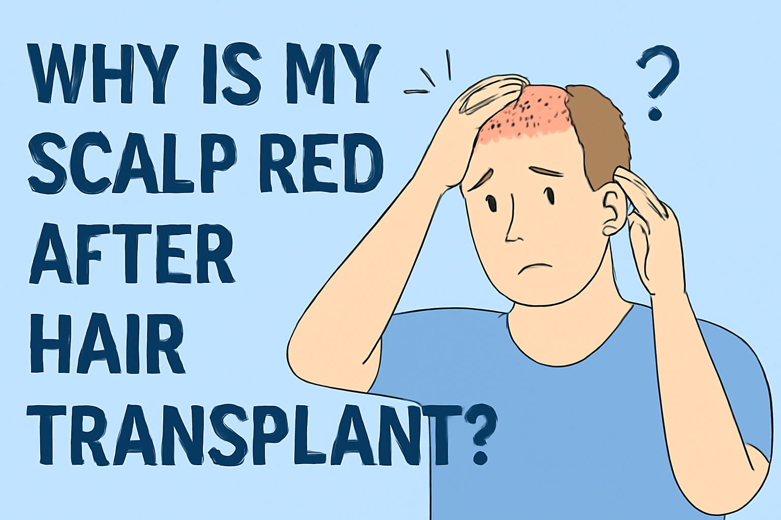 Why Is My Scalp Red After Hair Transplant