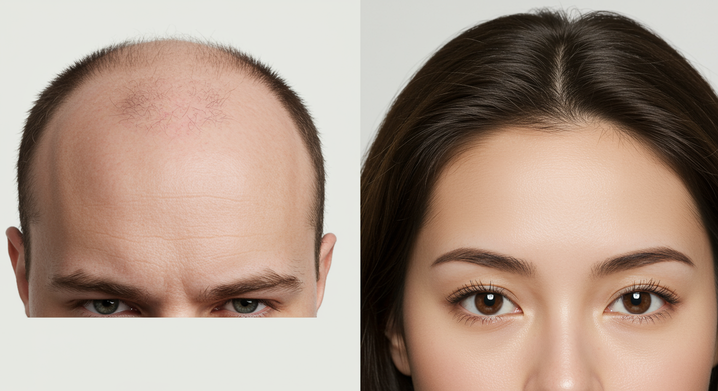 Male vs Female Hairline