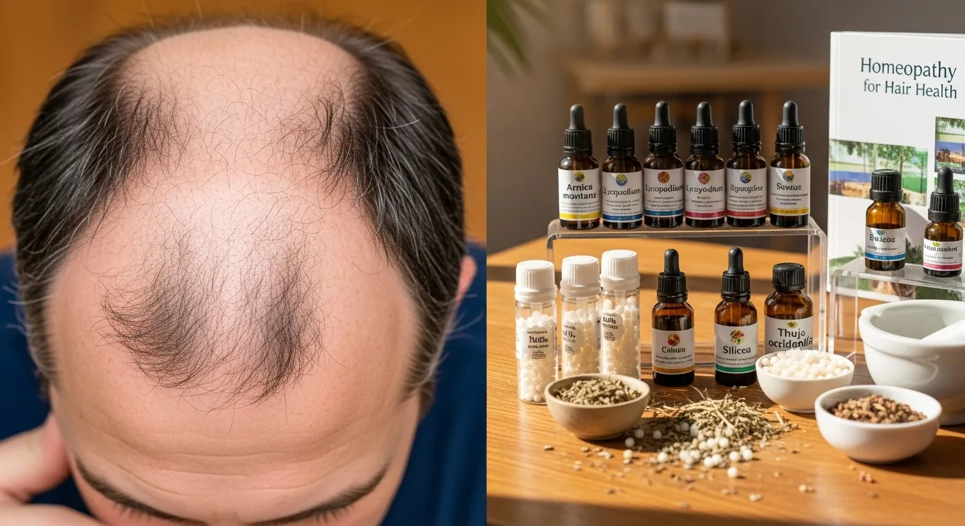 Homeopathic Remedies for Hair Loss: Natural, Gentle, and Effective Solutions