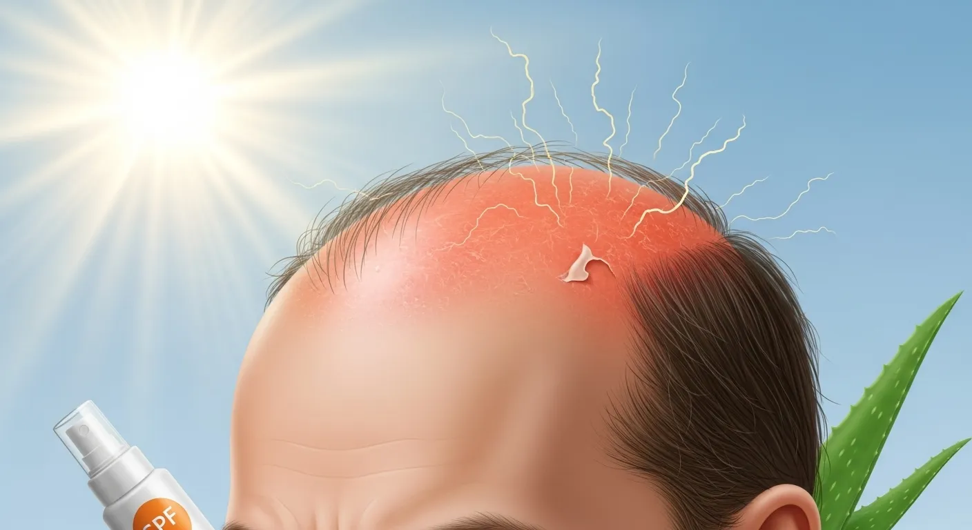 Sunburn Scalp Hair Loss: Causes, Prevention, and Recovery Tips