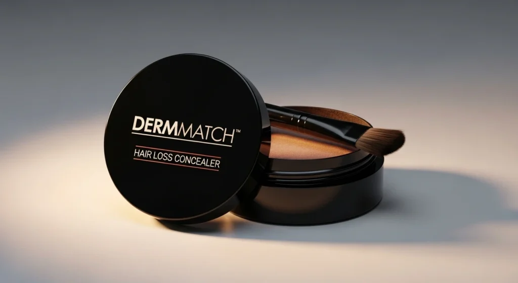 DermMatch Hair Loss Concealer: The Most Effective Way to Camouflage Thinning Scalp with Confidence 1 DermMatch Hair Loss Concealer