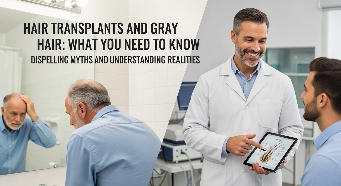 Is It True That Hair Transplants Don’t Work for People with Gray Hair? — Myth vs Reality
