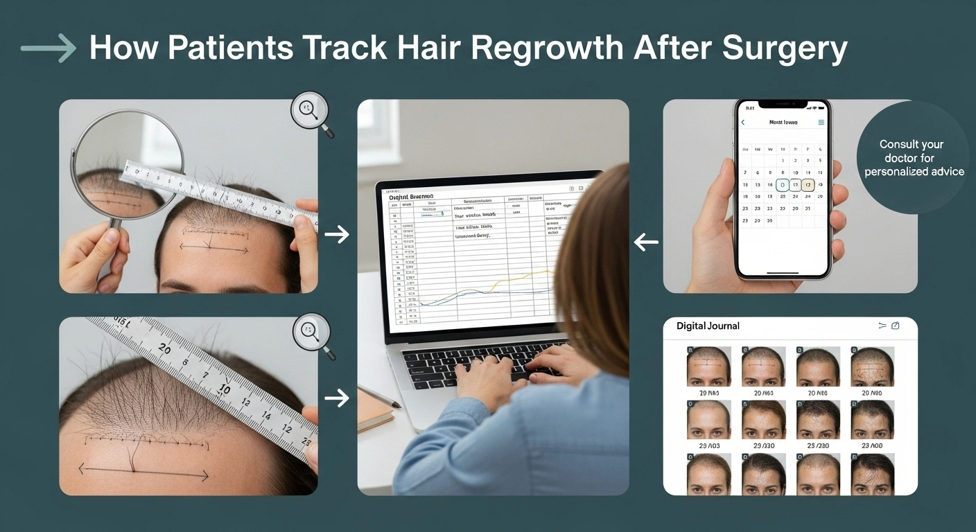 How Can Patients Track the Progress of Hair Regrowth After Surgery?